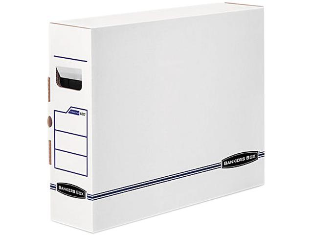 Photo 1 of Bankers Box X-Ray Storage Box, Film Jacket Size, 5 x 14-7/8 x 18-3/4, White/Blue, 3/Carton