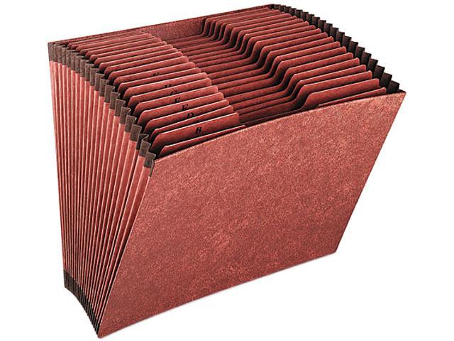 Photo 1 of Globe-Weis Accordion Files without Flap, 21 Pockets, 1/3 Tab, Letha Tone, Letter, Brown