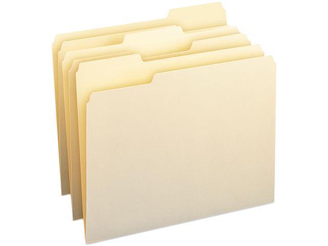 Smead File Folders 1/3 Cut Assorted One-Ply Top Tab Letter Manila 100/Box 10330