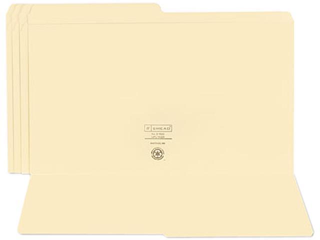 Smead File Folders Straight Cut Reinforced Top Tab Legal Manila 100/Box 15310 
