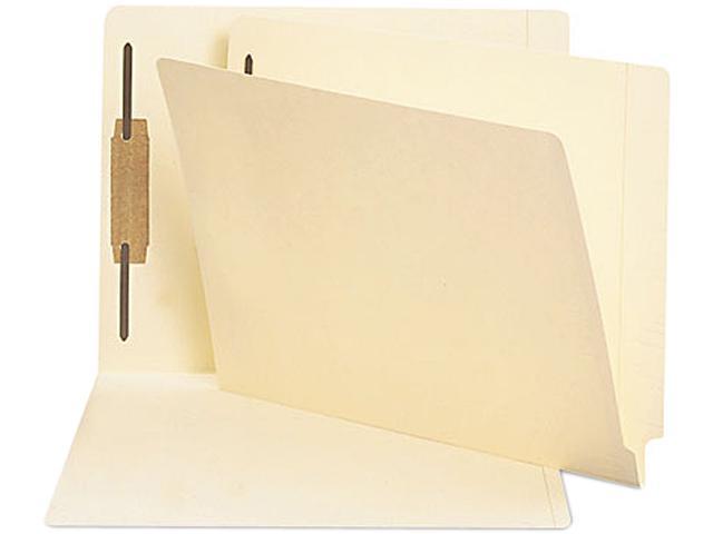 Photo 1 of Smead Heavyweight Folders, One Fastener, End Tab, Letter, 14 Point Manila, 50/Box