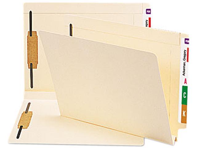 Photo 1 of Smead Heavy W-fold Expansion Folders, Two Fasteners, End Tab, Letter, Manila, 50/Box