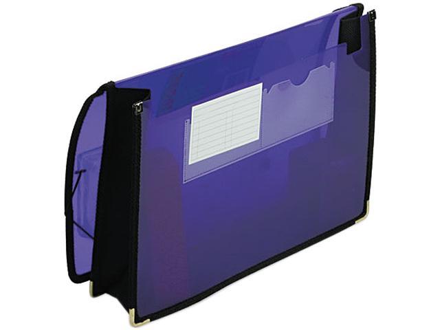 Smead 71952 2 1/4 Inch Expansion Wallet, Poly, Letter, Translucent Purple