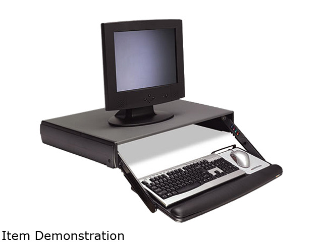 3M KD95CG Adjustable Keyboard Drawer 29 3 10 X 19 4 5 Charcoal Gray 