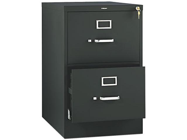 HON 512CPP 510 Series Two-Drawer, Full-Suspension File, Legal, 29h x25d, Black