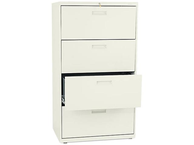 HON 574LL 500 Series Four-Drawer Lateral File, Putty