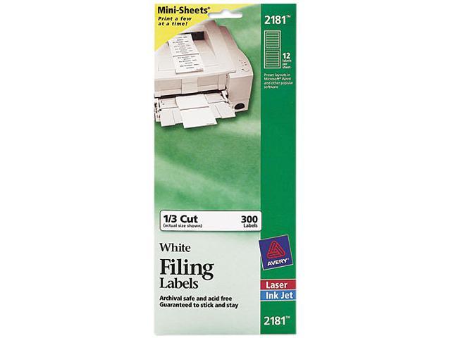 Pres-A-Ply Laser File Folder Labels 2/3 x 3 7/16 White 1500/Box 30632 