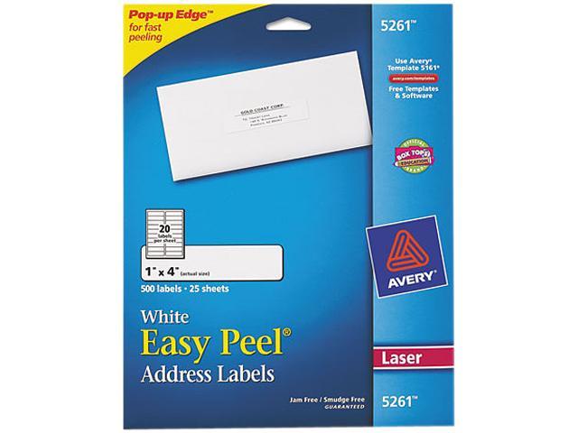 Avery Easy Peel Address Labels, Sure Feed Technology, Permanent ...