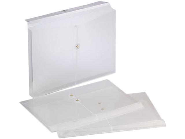 Pendaflex 63814-3 Expandable Poly String & Button Booklet Envelope ...