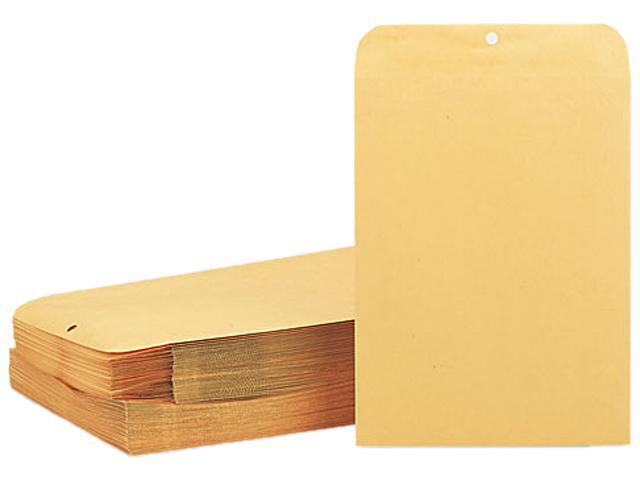 Photo 1 of Quality Park Clasp & Moistenable Glue Catalog Envelopes, 10" x 13", Brown Kraft, 100/Box (QUA37897)