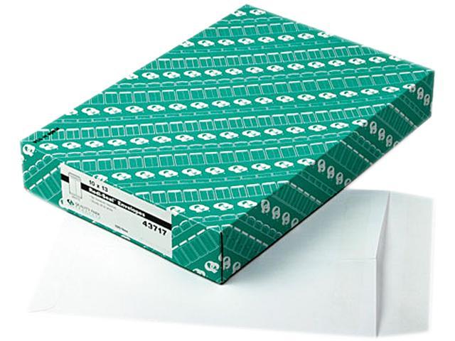 White 28lb 100/Box Quality Park 44580 Quality Park Redi-Strip Booklet Envelopes 9x12 