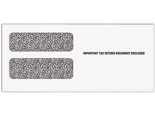 Tops 2221 Double Window Tax Form Envelope for 1099 Interest Forms,8-3 ...