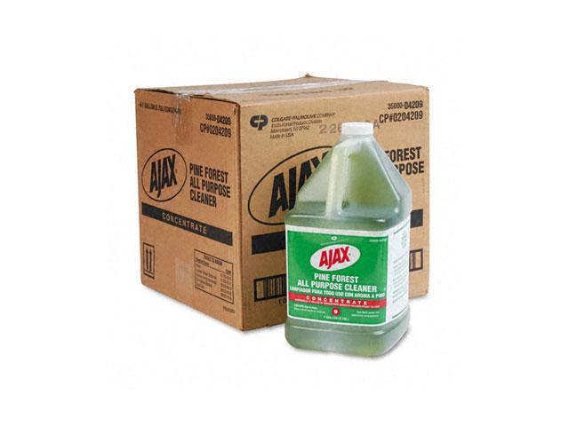 Ajax 04209CT Pine Forest All-Purpose Cleaner, Pine Scent, 1 gal Bottle, 4/Carton