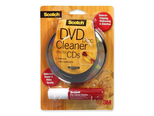 Scotch AV100 CD/DVD Disc Cleaner Wipes & Spray Bottle Solution