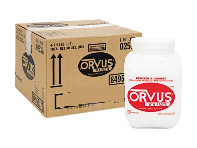 Procter & Gamble 02531 Orvus W A Paste, 7.5 lb. Bottle, 4/Carton
