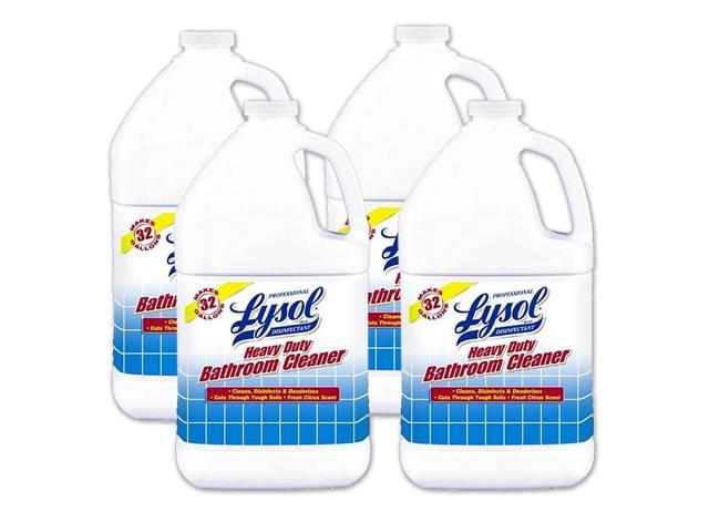 Professional Lysol Disinfectant Heavy Duty Bathroom Cleaner 1 Gal Bottles, 4/Carton