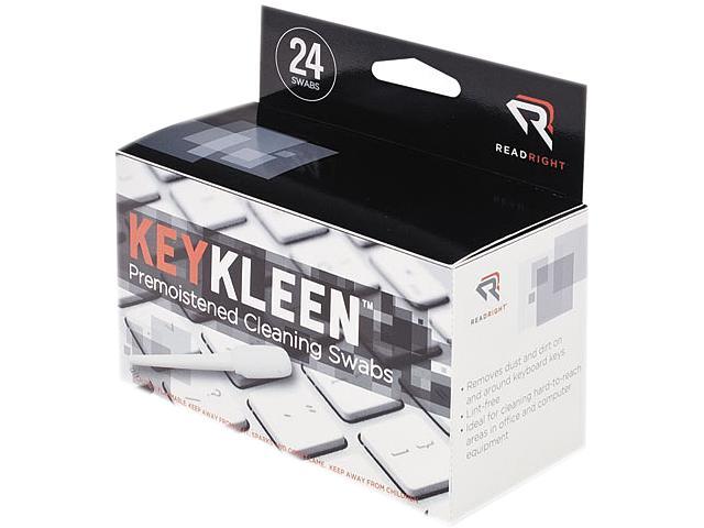 Total of 48 Each Read Right : KeyKleen Keyboard Cleaner Swabs 24/Box -:- Sold as 2 Packs of 24 / 
