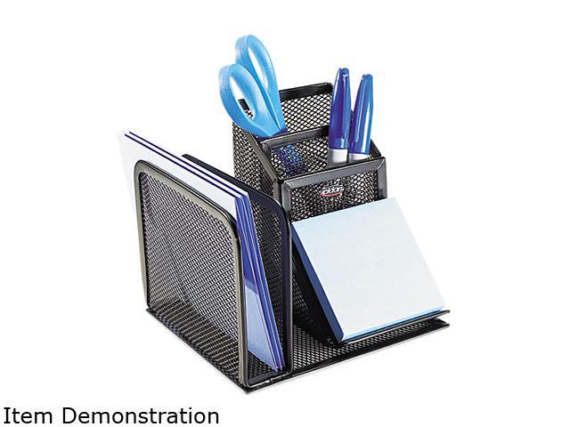 Wire Mesh Desk Organizer With Pencil Storage 5 3 4 X 5 1 8 X 5 1