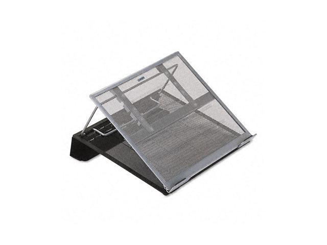 Rolodex 82410 Mesh Laptop Stand Black/Silver Metal 