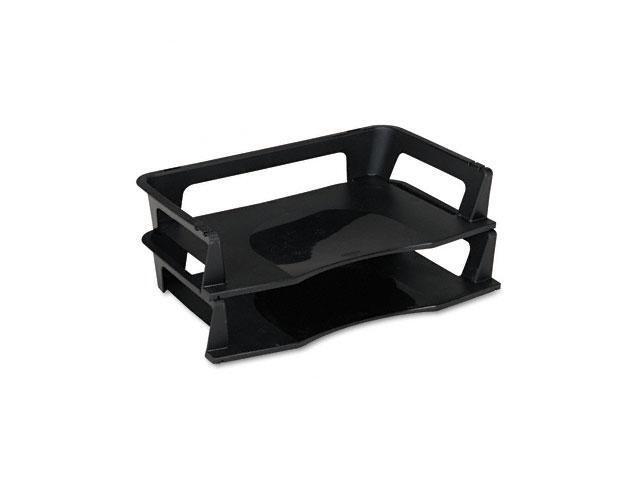 Rubbermaid Regeneration Letter Tray 2 34 H X 9 W X 15 14 D Black 1 Pack - View #5