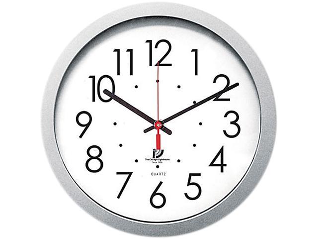 Universal Unv10417 Indoor/outdoor Clock Atomic 13-1/2in Black for sale online 