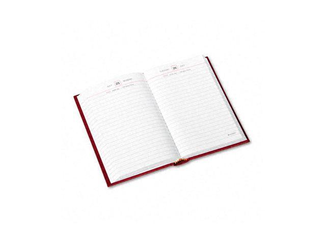 AT-A-GLANCE SD385-13 Standard Diary Recycled Daily Red, 4 x 6 1/2 -