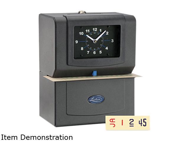 Lathem Time 4001 Automatic Model Heavy-Duty Time Recorder, Gray