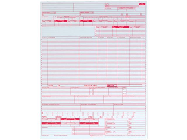 Tops 59870R UB04 Hospital Insurance Claim Form, 8-1/2 x 11, 2,500 Forms