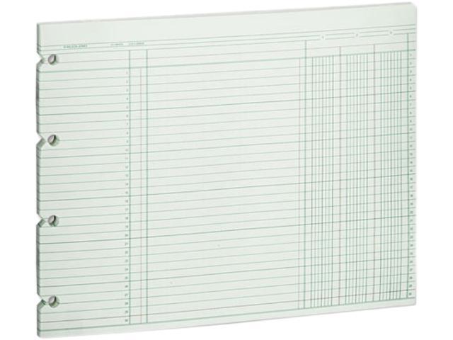 Wilson Jones G10-3 Accounting Sheets, Three Column, 9-1/4 x 11-7/8, 100 ...