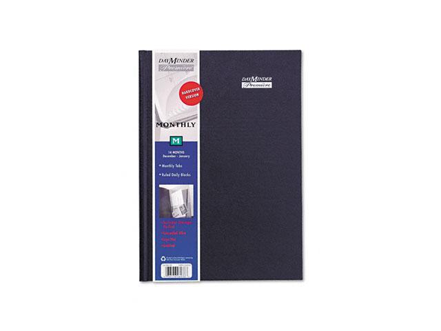 DayMinder Premiere G470H-00 Recycled Monthly Planner, Black, 7 7/8