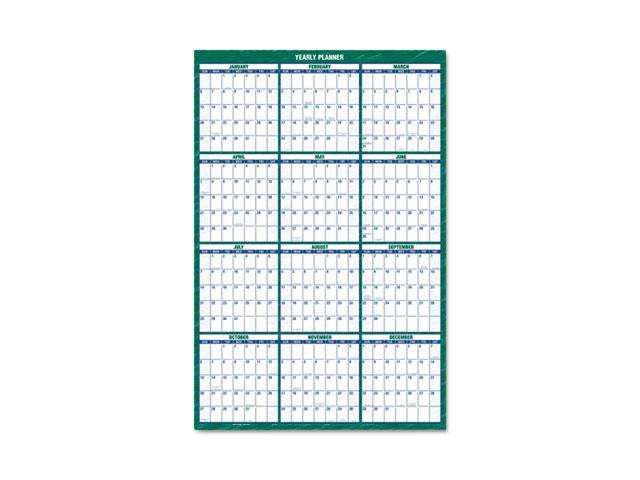 AT-A-GLANCE PM310-28 Recycled Vertical Erasable Wall Planner, 32