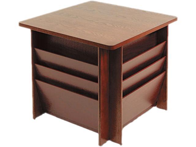 Buddy Products 9298-16 Reception Tables, Square, 23-1/4w x 23-1/4d x 21h, Mahogany