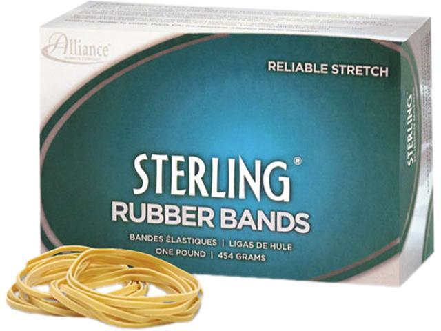 Photo 1 of Alliance Sterling Ergonomically Correct Rubber Bands, #64, 3-1/2 x 1/4, 425 Bands/1lb Box