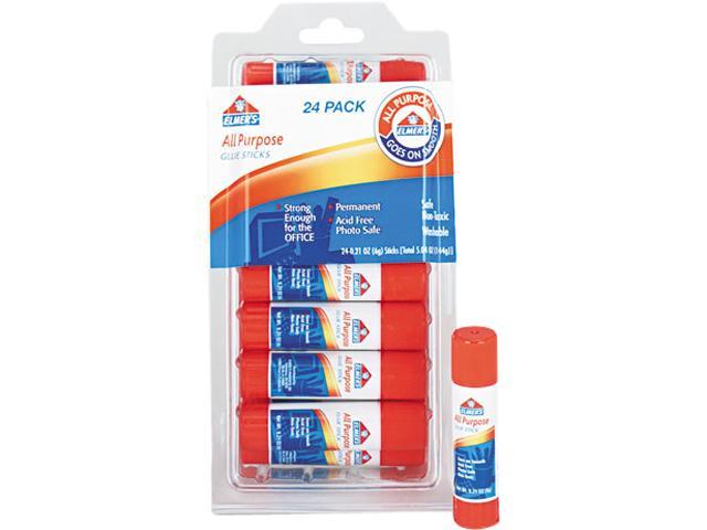 Elmer's All-Purpose Permanent Glue Sticks, 24/Pack