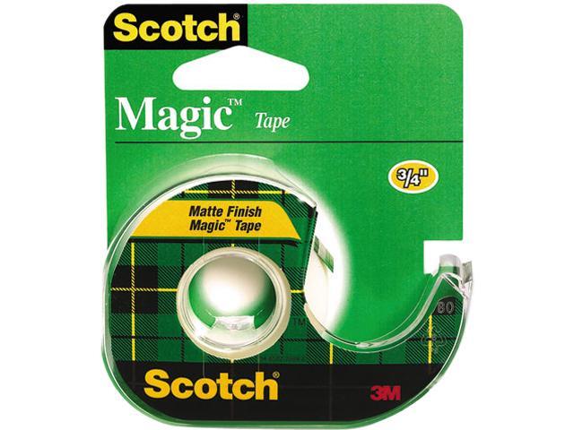 Scotch 109 Wallsaver Removable Poster Tape, Double-Sided, 3/4 x 150,  W/Disp., 1 Roll 