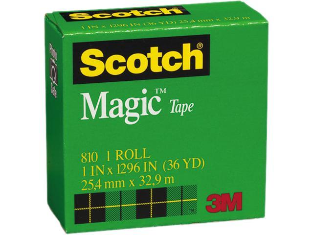 Scotch Wall-Safe Tape, 1 Core, 0.75 X 66.66 Ft, Clear, 6/Pack