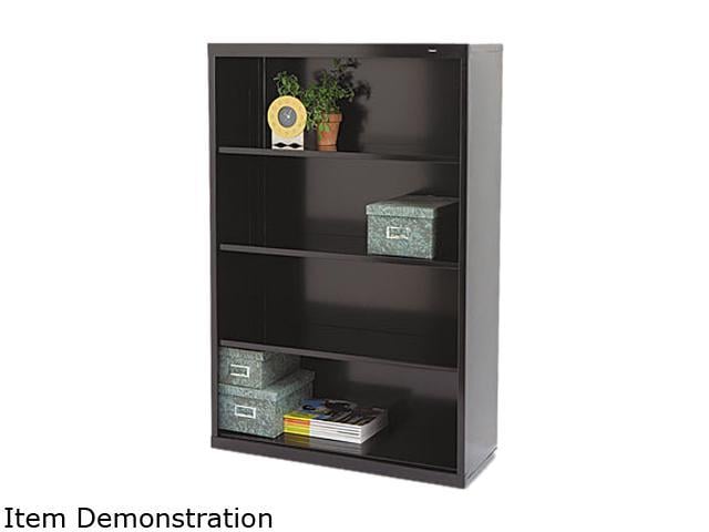 Tennsco B-53BK Metal Bookcase, 4 Shelves, 34-1/2w X 13-1/2d X 52-1/2h ...