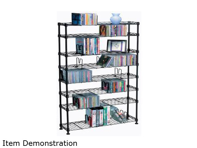 Atlantic 3020 Maxsteel 8 Tier Multimedia Rack For 440 CDs Or 228 DVDs ...