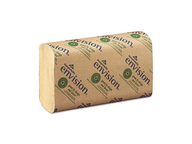 250 Sheets GEORGIA-PACIFIC 23304 Envision Brown Paper Towels 1 PACK Multifold 