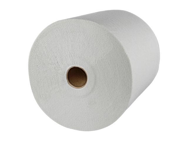 White 12 Rolls / Case 5,100 feet Same Kleenex quality with Premium Absorbency Pockets 01080 formerly Kleenex Hard Roll Paper Towels now Scott branded Scott Essential 