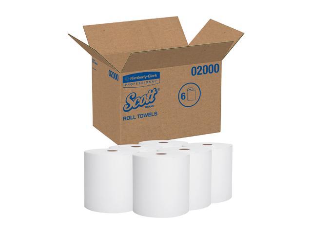 Scott Essential High Capacity Hard Roll Paper Towels (02000), 1.75 ...