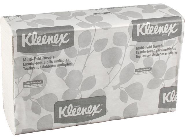 KLEENEX MULTIFOLD PAPER TOWELS 01890 150 TOWELS/PACK 16 PACKS/CASE 2400 TOTAL 