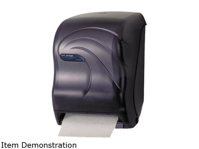 San Jamar T1390TBK Electronic Touchless Roll Towel Dispenser, 11 3/4 x 9 x 15 1/2, Black