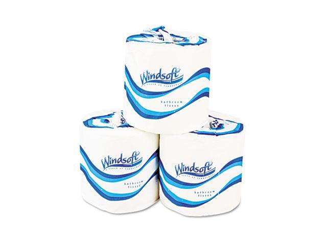 Windsoft 2200 Single Roll Bath Tissue, 500 Sheets/Roll, 96 Rolls/Carton ...