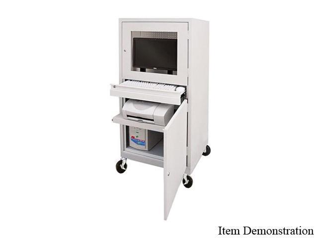 Alera Lcd Crt Mobile Computer Security Cabinet 26w X 24d X 63h