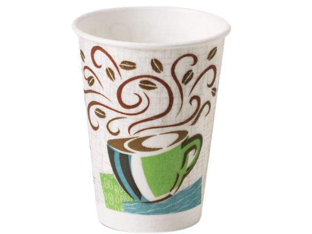 Dixie 5338DX Hot Cups, Paper, 8 oz., Coffee Dreams Design, 500/Carton
