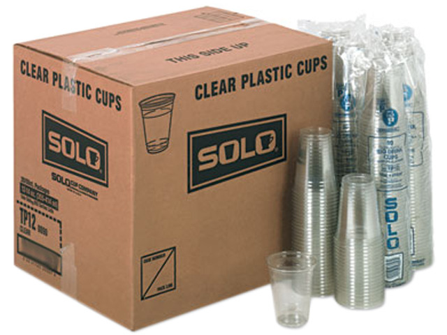 SOLO Cup Company TP12CT - Ultra Clear Cups, Squat, 12-14 oz, PET, 50 ...