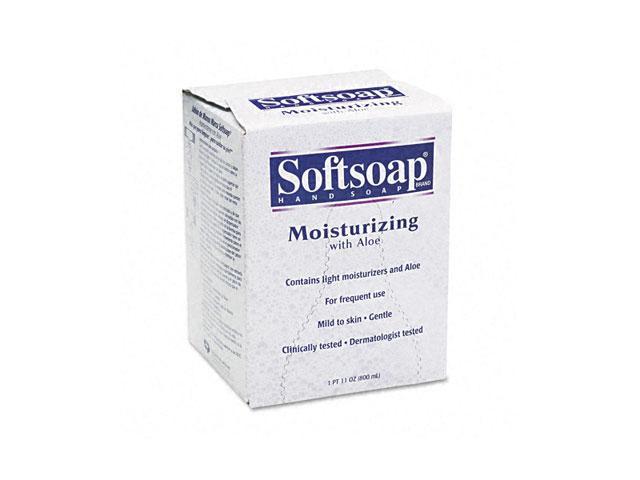 Softsoap 01924EA Moisturizing Soap w/Aloe, Unscented Liquid, Dispenser, 800ml