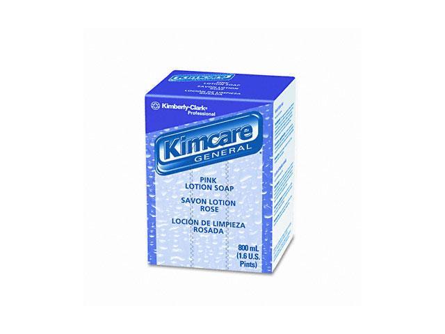 KIMBERLY-CLARK PROFESSIONAL* 91220EA KIMCARE GENERAL Pink Lotion Soap, Peach, 800ml, Bag In Box
