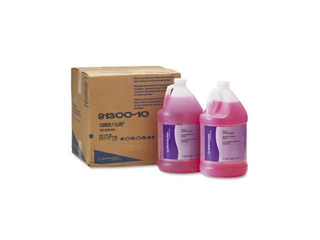KIMBERLY-CLARK PROFESSIONAL* 91300CT KIMCARE GENERAL Pink Lotion Soap, Peach, 1gal Bottle, 4/Carton